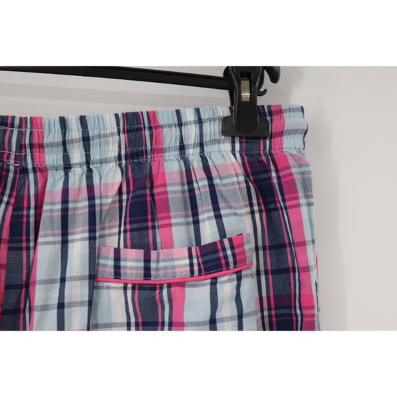 NWT Psycho Bunny Shorts Mens XL Plaid Drawstring Cotton Elastic Waist - Picture 7 of 11